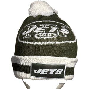 NFL New York Jets Bud Light Winter Knit Hat Toque Green White Football Podion